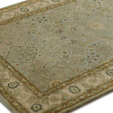 Jahan-e-Gul - Hand Tufted Wool Rug In Pastel Green/Beige