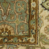 Jahan-e-Gul - Hand Tufted Wool Rug In Pastel Green/Beige