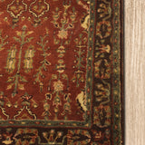 Chitvan - Hand Tufted Wool Rug In  Dark Brown