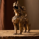 Majestic Lion – Sculpture in Brass