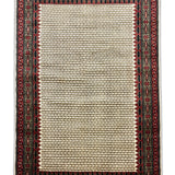 Aksaray – Hand Knotted Wool Rug in Beige/Rust