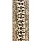 Lalkar Zagros – Hand Knotted Wool Rug in Cream/Mushroom