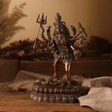 Kali over Shiva – Sculpture in Brass