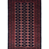 Farvahar – Hand Knotted Wool Rug in Navy Blue/Brown