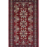 Daryush – Hand Knotted Wool Rug in Sangria Maroon/Cream