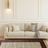 Aksaray – Hand Knotted Wool Rug in Beige/Rust