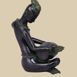 Tribal Musician – Sculpture in Brass
