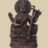 Veena Vadini  – Sculpture in Brass