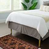 Behrouz Mahi – Hand Knotted Wool Rug in Navy Blue/Rust