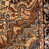 Roshangul – Hand Knotted Wool Rug in Gold Rust/Cream