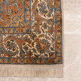 Kaviran – Hand Knotted Silk Rug in Ivory