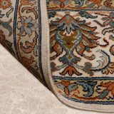 Kaviran – Hand Knotted Silk Rug in Ivory