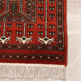 Ghazali – Hand Knotted Wool Rug in Rust/Brown