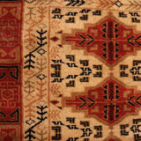 Gul-e-Wustaana – Hand Knotted Wool Rug in Rust/Brown