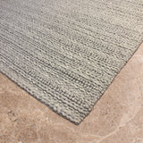 Reva Weave – Hand Woven Wool Rug in Grey