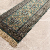 Farangul – Hand Knotted Wool Rug in Sage Green/Mushroom
