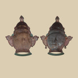 Dwara Mukha Pair – Sculpture in Brass