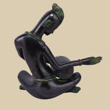 Tribal Musician – Sculpture in Brass