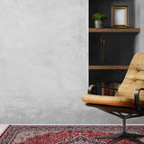 Mehraban – Hand Knotted Wool Rug in Maroon/Navy Blue