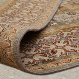 Sukhan – Hand Knotted Silk Rug in Grey/Beige