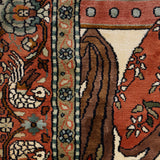 Sukhan – Hand Knotted Silk Rug in Blue/Cream