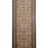 Sutradhar Trail – Hand Knotted Silk Rug in Cream/Peach