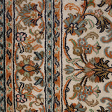 Mehr Afsan – Hand Knotted Silk Rug in Cream/Peach