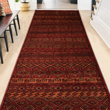Agnirang Path – Hand Knotted Wool Rug in Rust