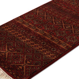 Agnirang Path – Hand Knotted Wool Rug in Rust