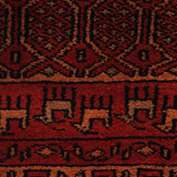 Agnirang Path – Hand Knotted Wool Rug in Rust