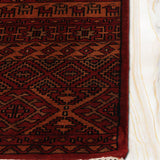 Agnirang Path – Hand Knotted Wool Rug in Rust