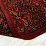Agnirang Path – Hand Knotted Wool Rug in Rust