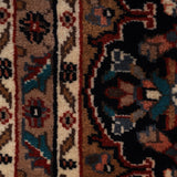 Khubsoorat – Hand Knotted Wool Rug in Turquoise Blue/Rust
