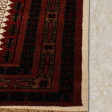 Indriya – Hand Knotted Wool Rug in Cream/Rust