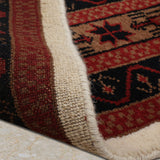 Indriya – Hand Knotted Wool Rug in Cream/Rust