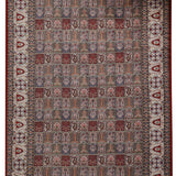 Saundarya – Hand Knotted Wool Rug in Rust/Cream