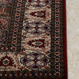 Saundarya – Hand Knotted Wool Rug in Rust/Cream