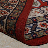 Saundarya – Hand Knotted Wool Rug in Rust/Cream