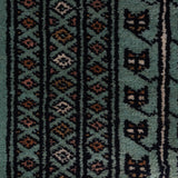 Neerjavan – Hand Knotted Wool Rug in Coral Green/Black
