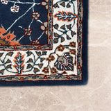 Neelvatika – Hand Tufted Wool Rug in Blue/White