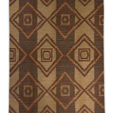 Bhumi Rekha – Hand Woven Jute Rug in Brown