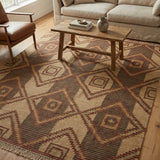 Bhumi Rekha – Hand Woven Jute Rug in Brown