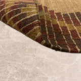 Bhumi Rekha – Hand Woven Jute Rug in Brown