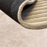 Rekhavan – Hand Tufted Wool Rug in Grey/Cream