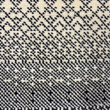 Siyahrekh – Hand Knotted Wool Rug in Black/Cream