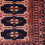 Farvahar – Hand Knotted Wool Rug in Navy Blue/Brown