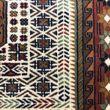 Selcuk – Hand Knotted Wool Rug in Cream/Mustard