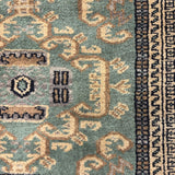 Farangul – Hand Knotted Wool Rug in Sage Green/Mushroom