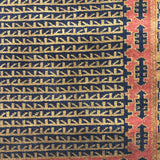 Ardalan – Hand Knotted Wool Rug in Black/Rust