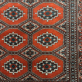 Sahargul – Hand Knotted Wool Rug in Rust/Brown